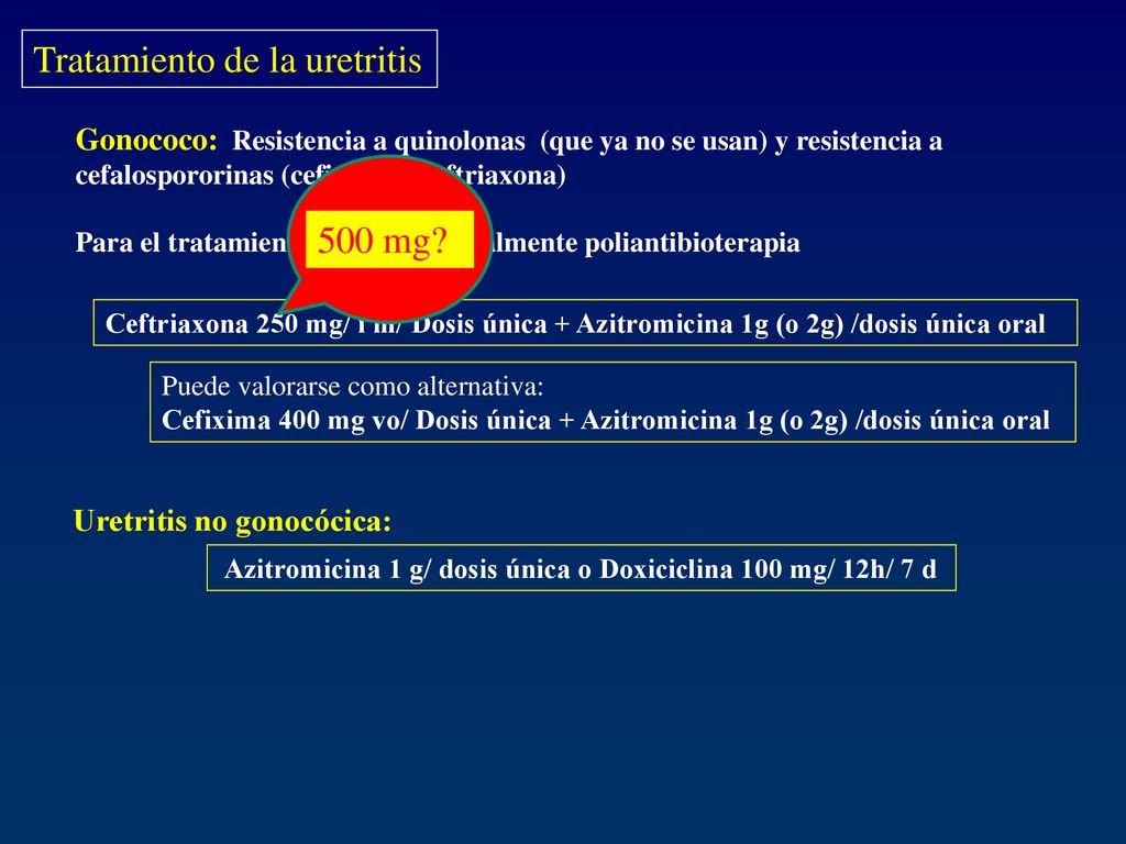 uretritis post gonococica